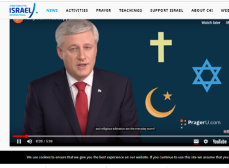 Why Don’t You Support Israel? – Stephen Harper, Ex Canadian P.M.